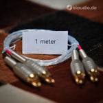 Stager Silver Solid Core Cinch/RCA - 100cm