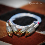 Stager Silver Solid Core Cinch/RCA - 100cm